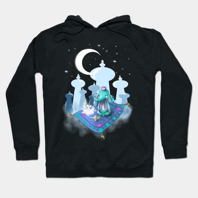 Elephant Tiffan Aladdin Hoodie by Elephant Tiffan 